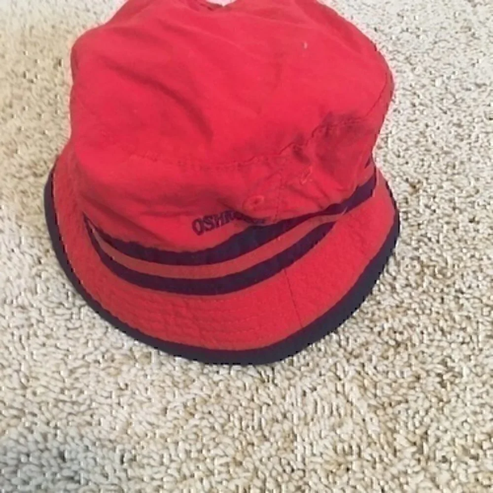Osh Kosh red and navy 0-3 month - 6-9 month hat